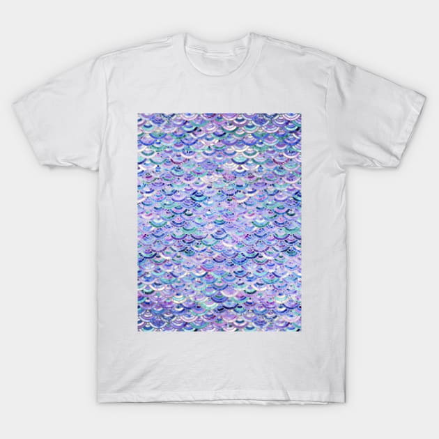 Marble Mosaic in Amethyst and Lapis Lazuli T-Shirt by micklyn